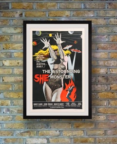 'The Astounding She-Monster' Original US Movie Poster by Albert Kallis, 1958