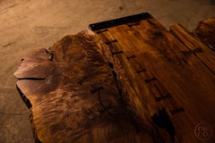 The Atlanta Workbench - Super Rare Live Edge Double Elm Burl Coffee Table