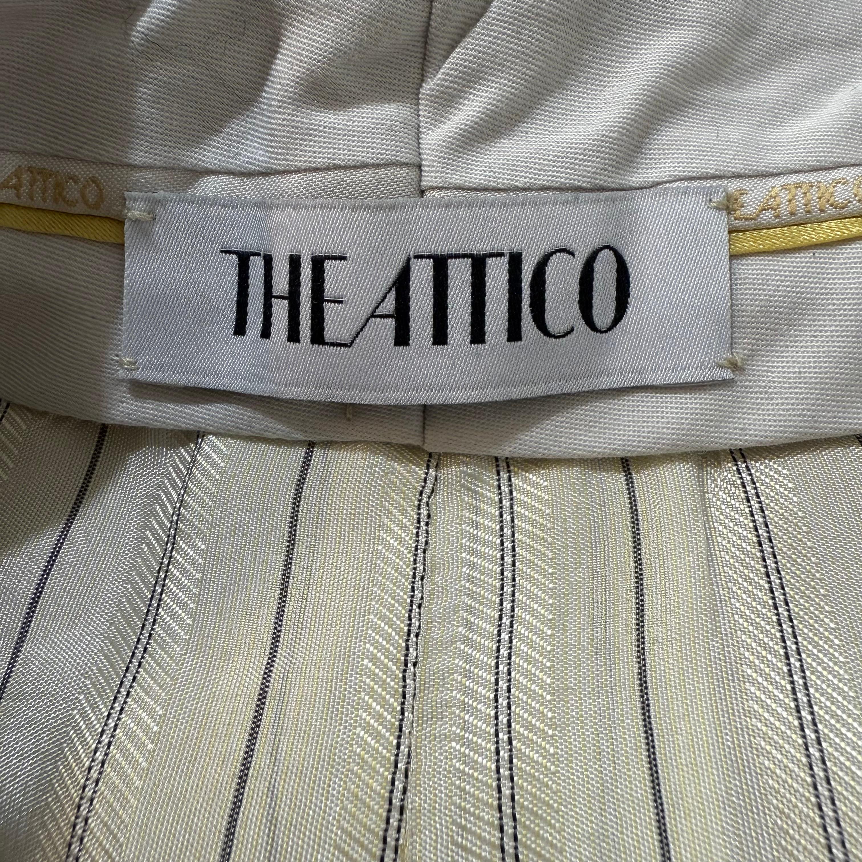 Die Attico Beige Wolle Rock Größe FR 38 / IT 42 im Angebot 4