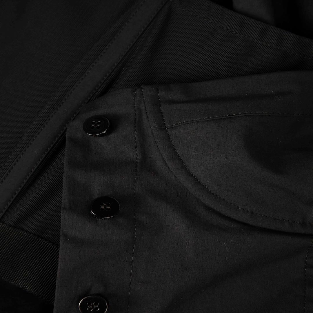 Women's The Attico Black Bralette Detail Mini Shirt Dress Size M