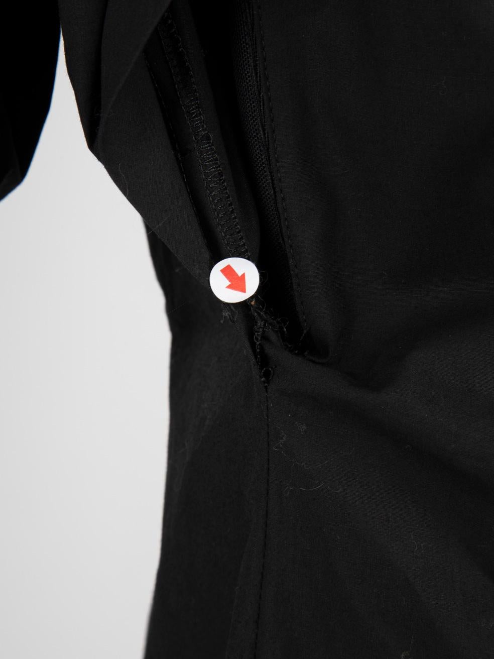 The Attico Black Bralette Detail Mini Shirt Dress Size M 2