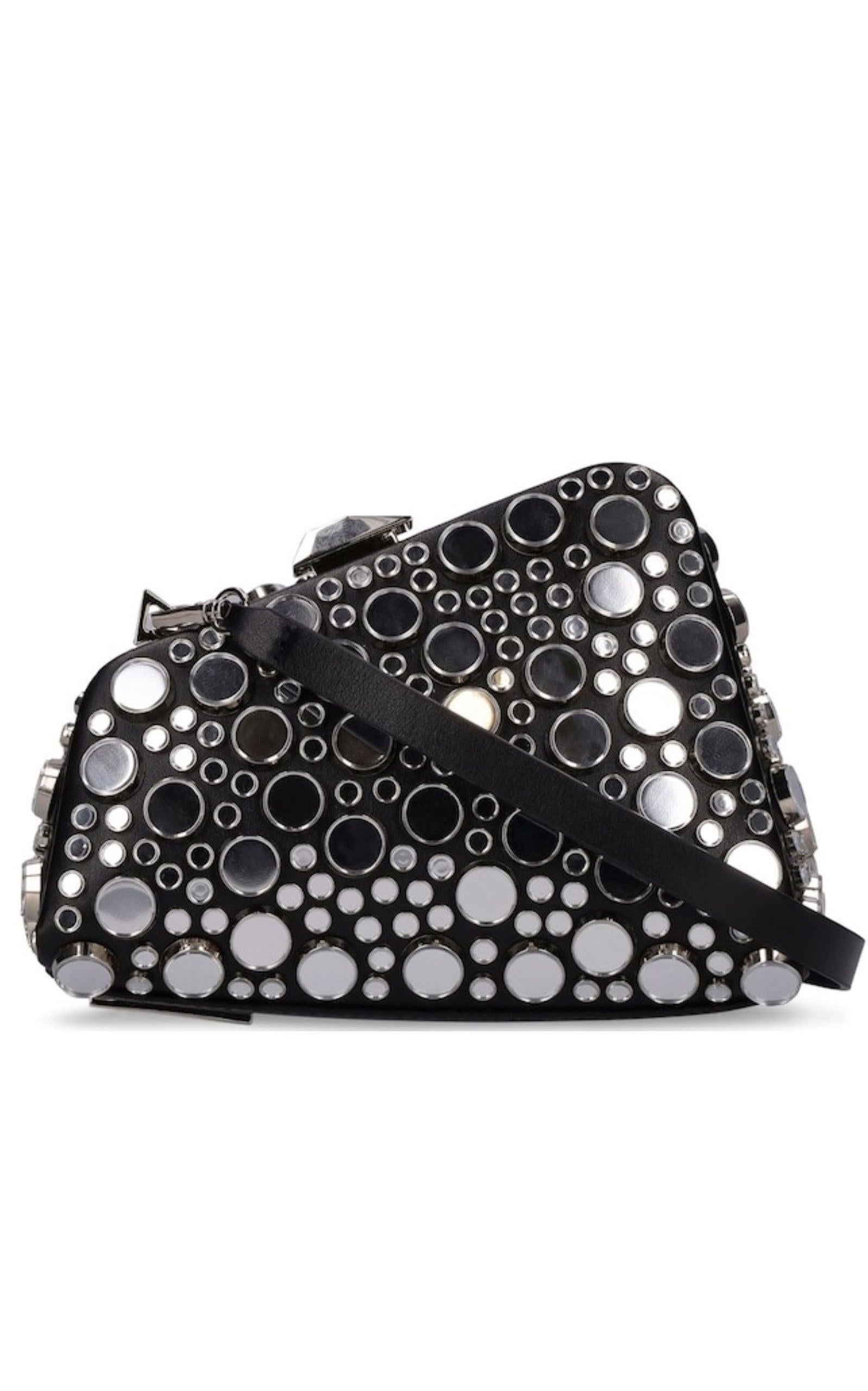 La pochette Attico Black Midnight Workmanship Mirror Pour femmes en vente