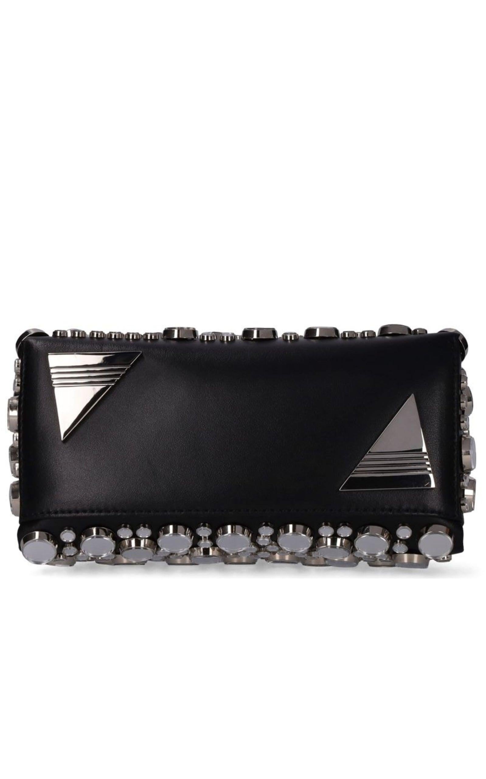 La pochette Attico Black Midnight Workmanship Mirror en vente 1