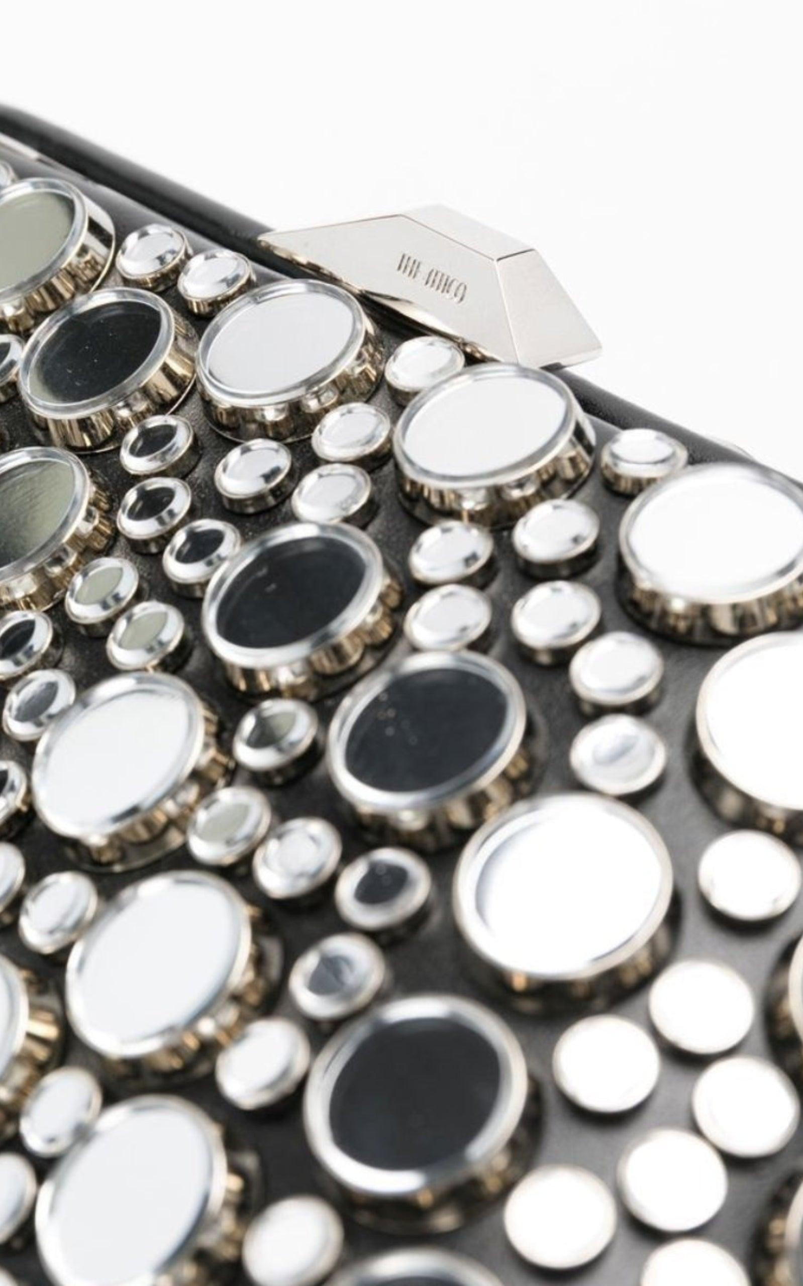 La pochette Attico Black Midnight Workmanship Mirror en vente 4
