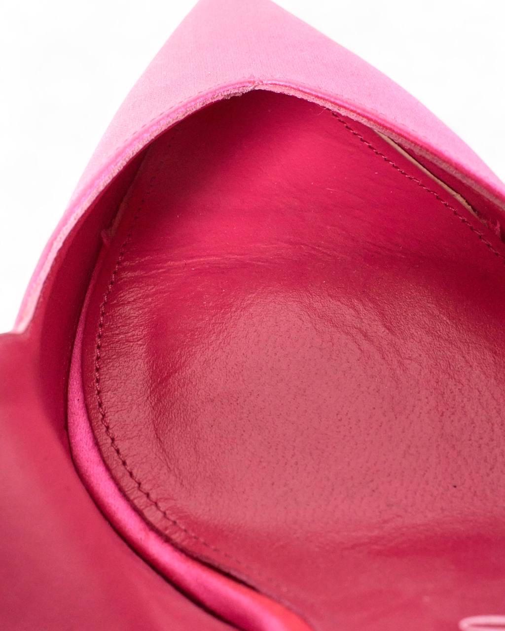 El Attico Décolleté Sling Back Fucsia en venta 5