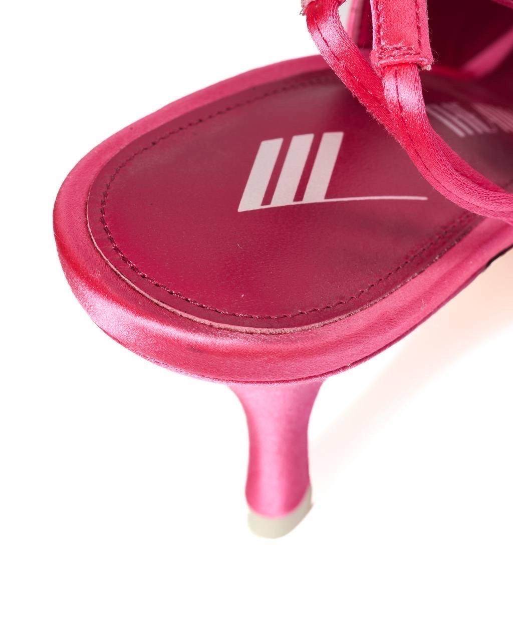 El Attico Décolleté Sling Back Fucsia en venta 1