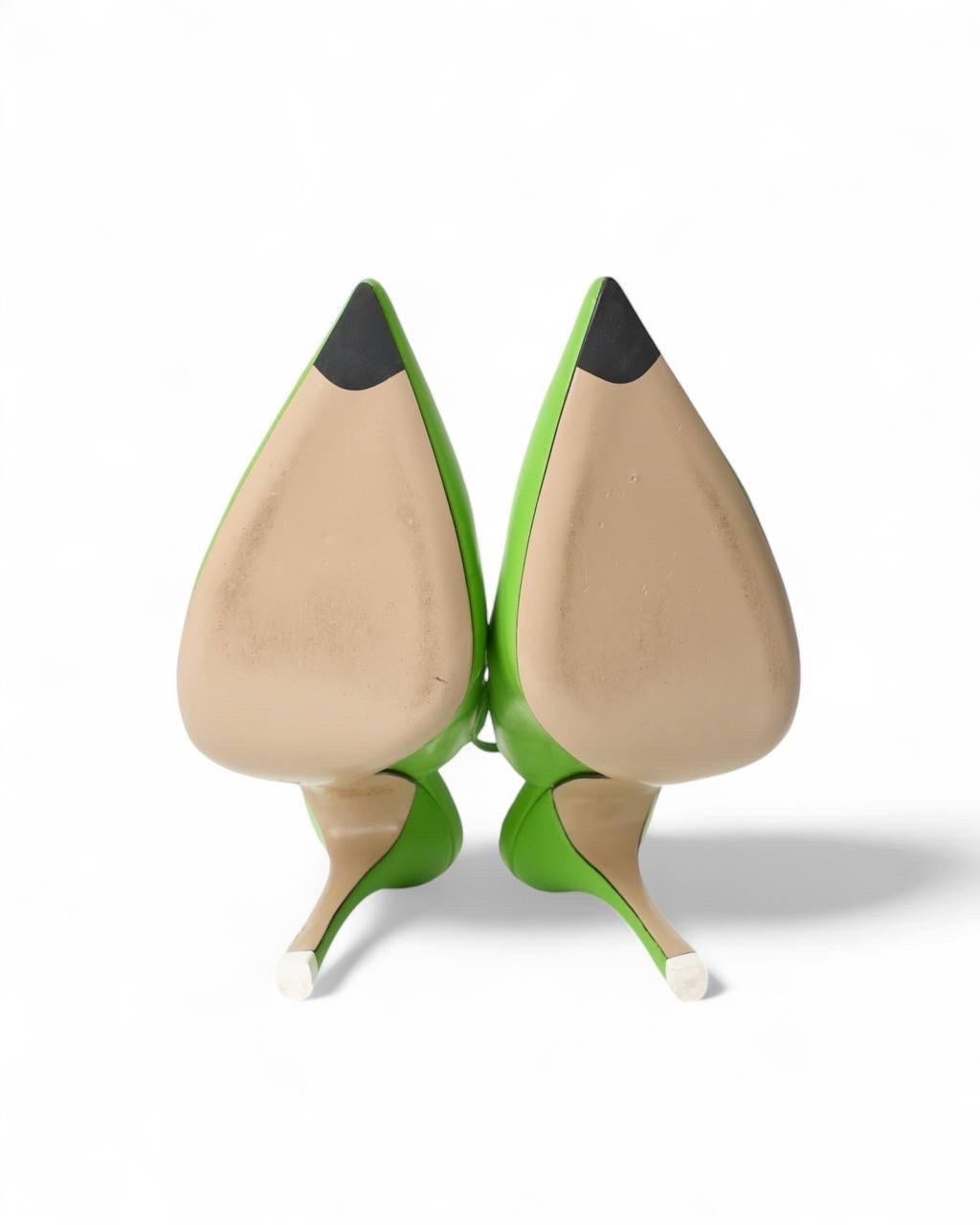 El Attico Décolleté Sling Back Verdi en venta 3