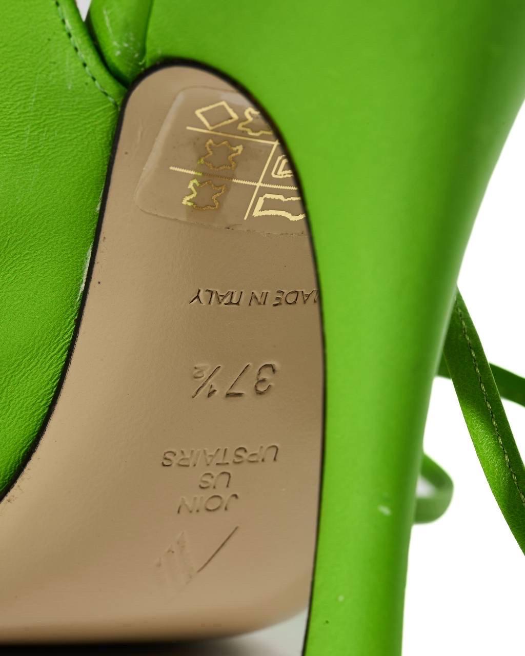 El Attico Décolleté Sling Back Verdi en venta 4