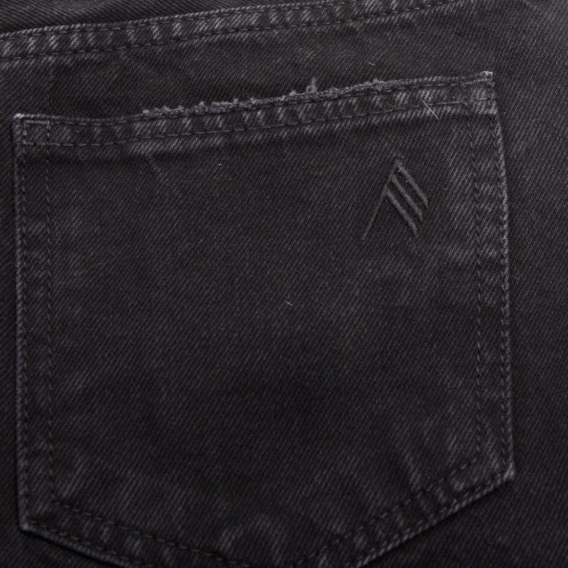 THE ATTICO Fay - Minigonna a vita bassa in cotone nero con più tasche cargo 25