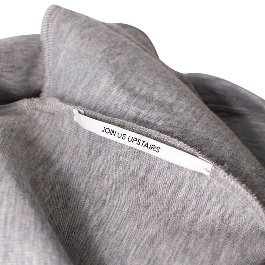 The Attico Grey Marl Jersey Polo Mini Dress For Sale 2