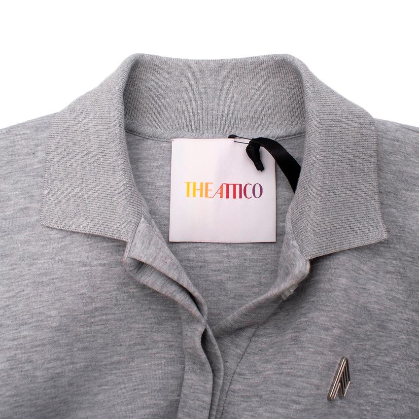 the attico grey dress