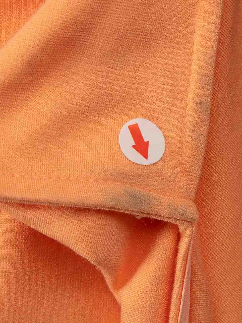 The Attico Orange Cutout Jersey Maxi Dress Size M For Sale 1