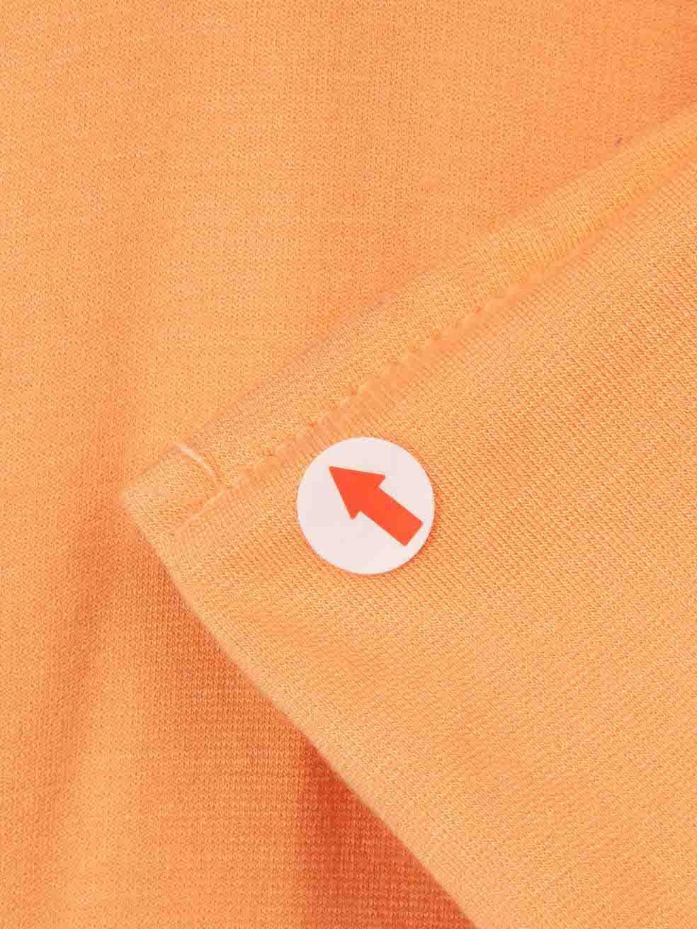 The Attico Orange Cutout Jersey Maxi Dress Size M For Sale 2