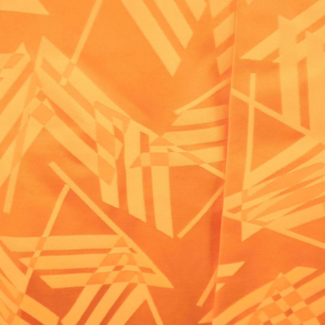 Women's The Attico Orange Patterned Mini Dress Size M