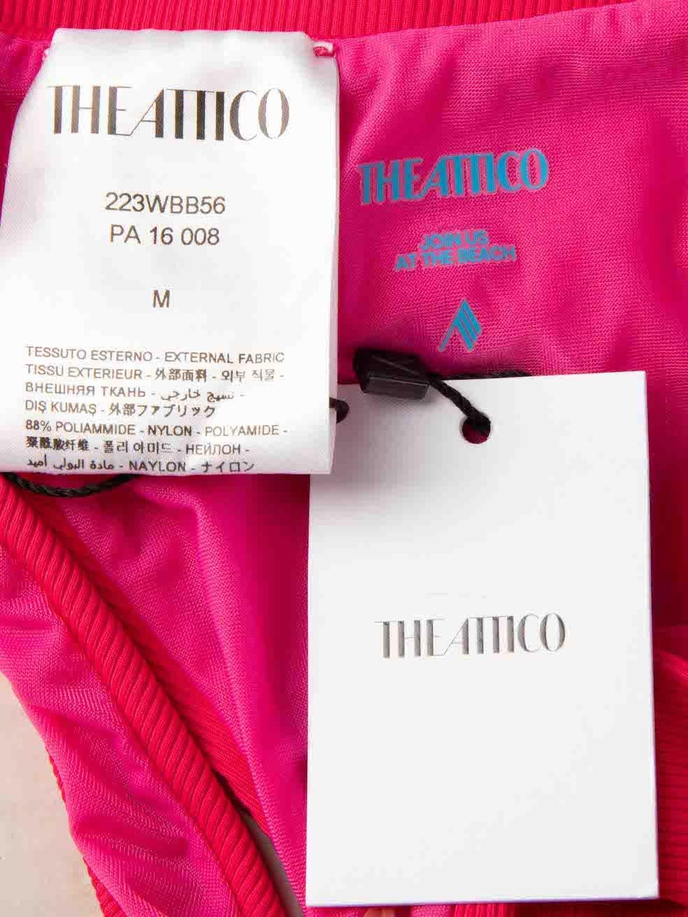 The Attico Bikini rose avec logo, taille M Pour femmes en vente