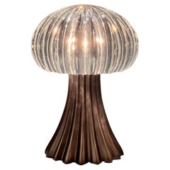 The Aurelia Tragbare LED-Lampe aus Kristall und Bronze von André Fu Living