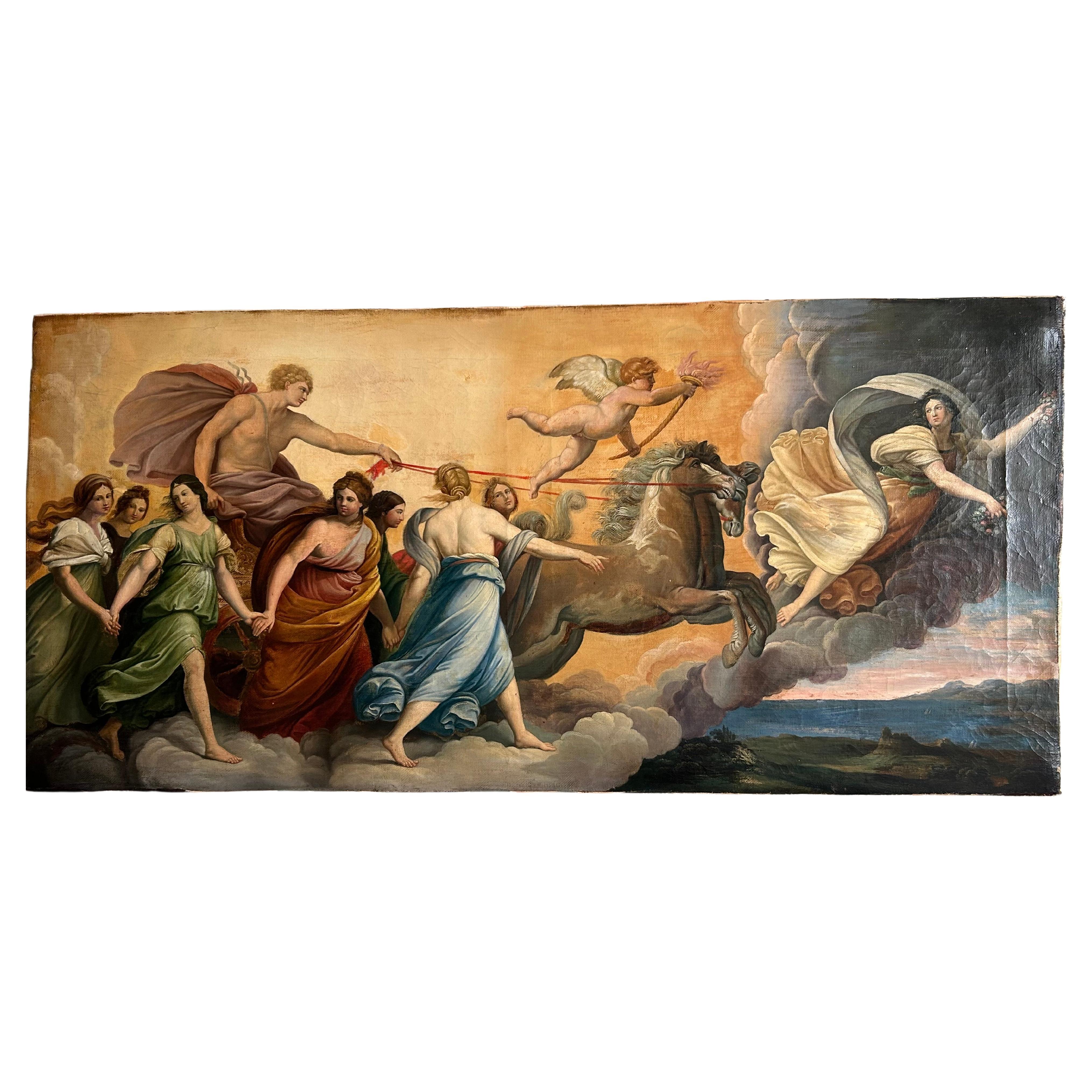Baroque The Aurora, after Guido Reni, 19th Century  For Sale