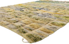 The Avant-Garde Grid: A Beni Mrirt Moroccan Masterpiece of Modern Abstraction