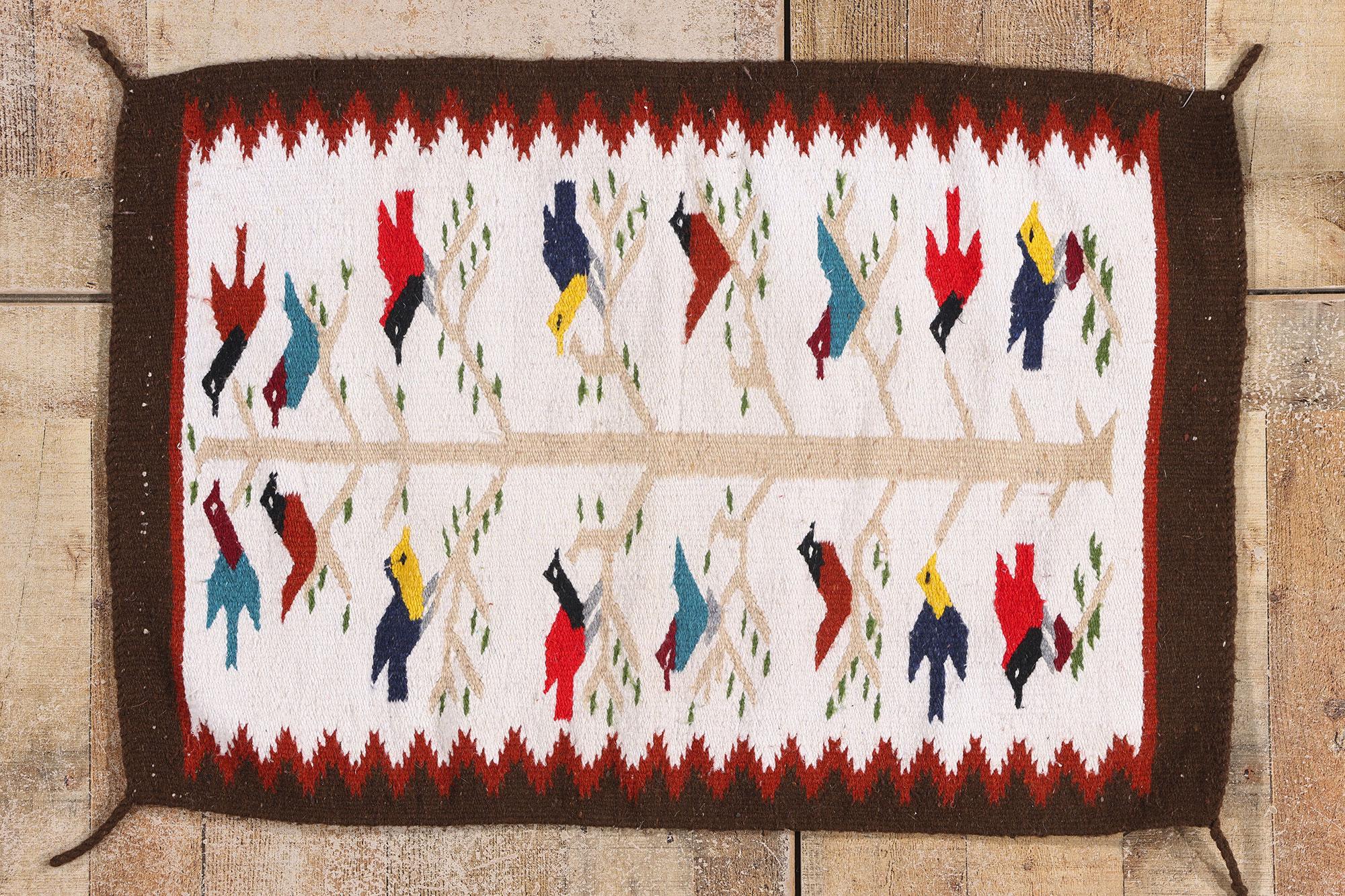 The Aviary Tree of Life: A Mid-Century Southwest Modern Pictorial Masterwork For Sale 2