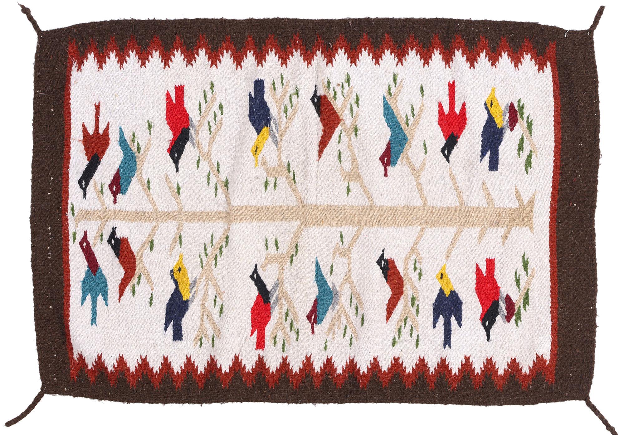 The Aviary Tree of Life: A Mid-Century Southwest Modern Pictorial Masterwork For Sale 3