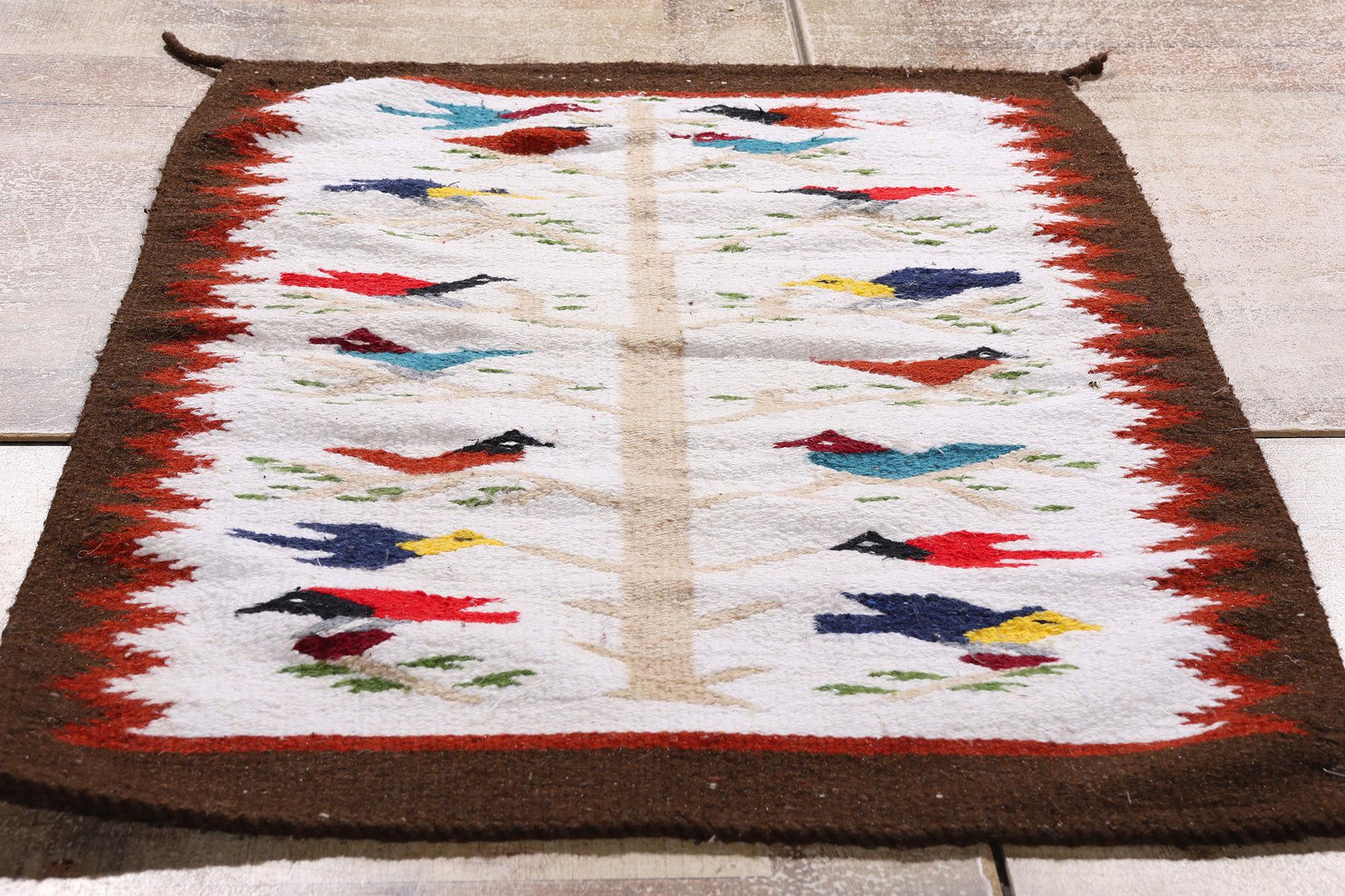 Spanish Colonial The Aviary Tree of Life: A Mid-Century Southwest Modern Pictorial Masterwork For Sale