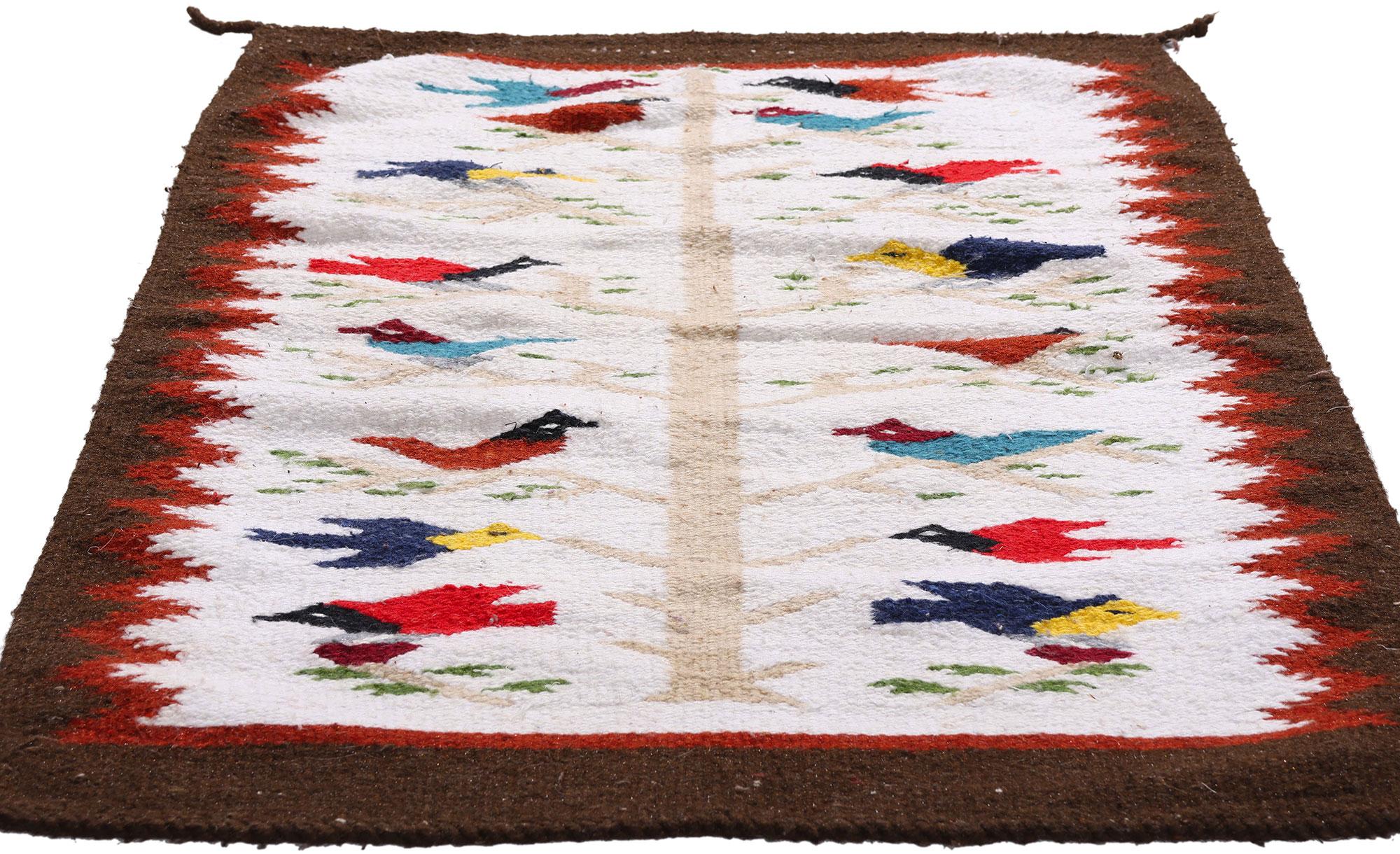 20th Century The Aviary Tree of Life: A Mid-Century Southwest Modern Pictorial Masterwork For Sale