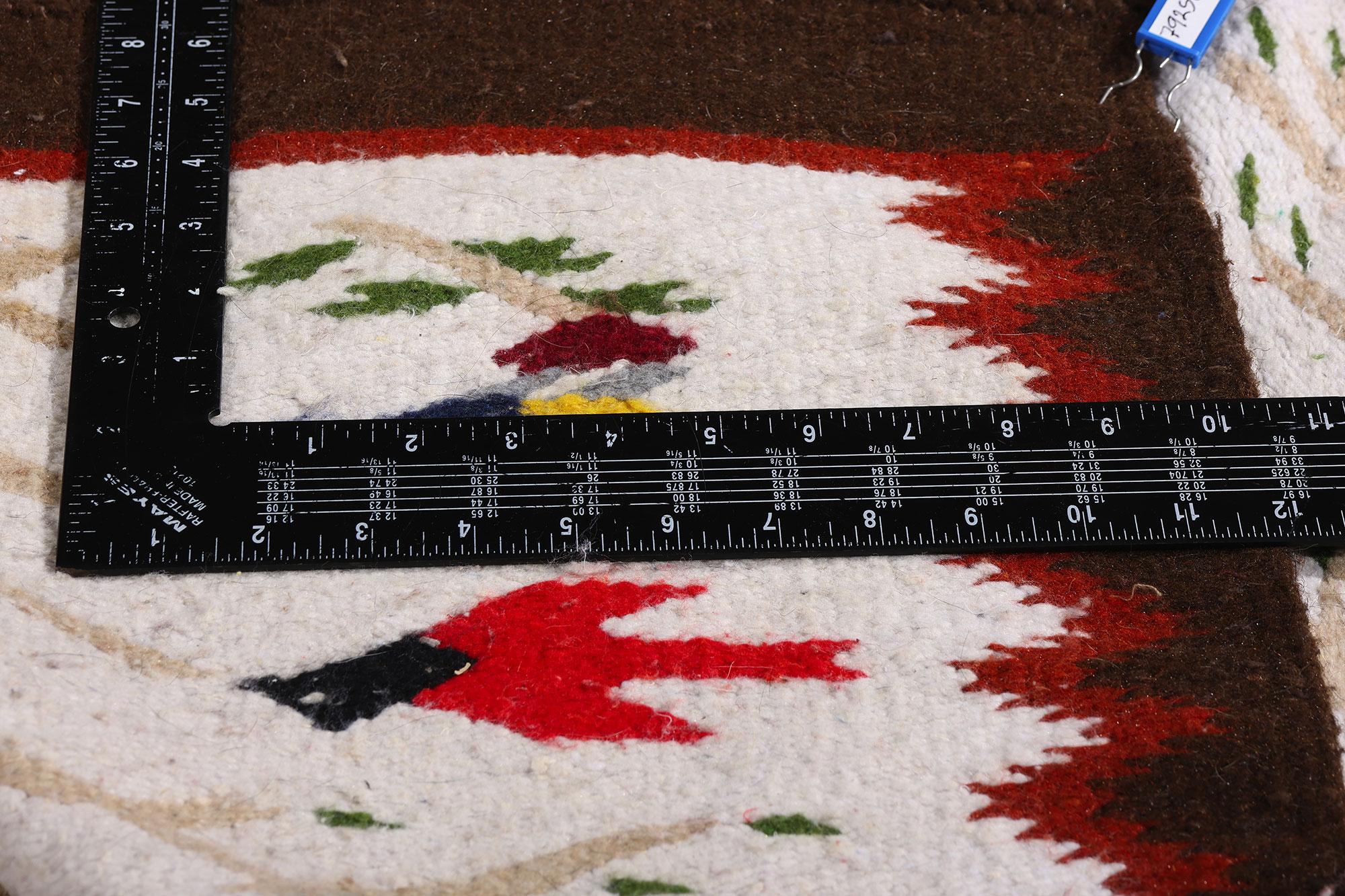 Wool The Aviary Tree of Life: A Mid-Century Southwest Modern Pictorial Masterwork For Sale