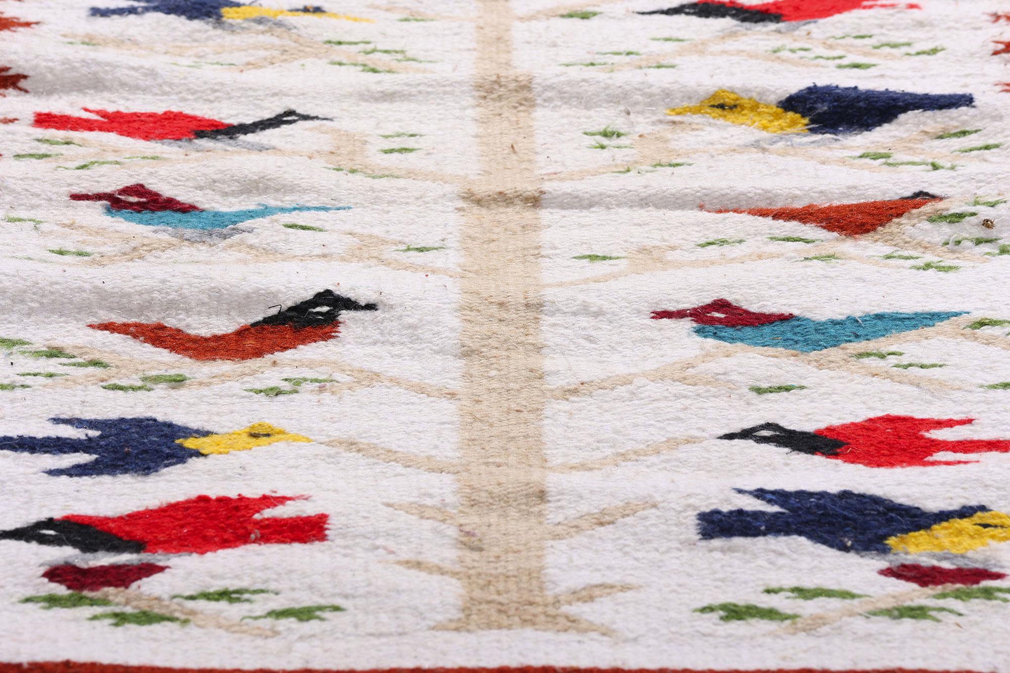 The Aviary Tree of Life: A Mid-Century Southwest Modern Pictorial Masterwork For Sale 1