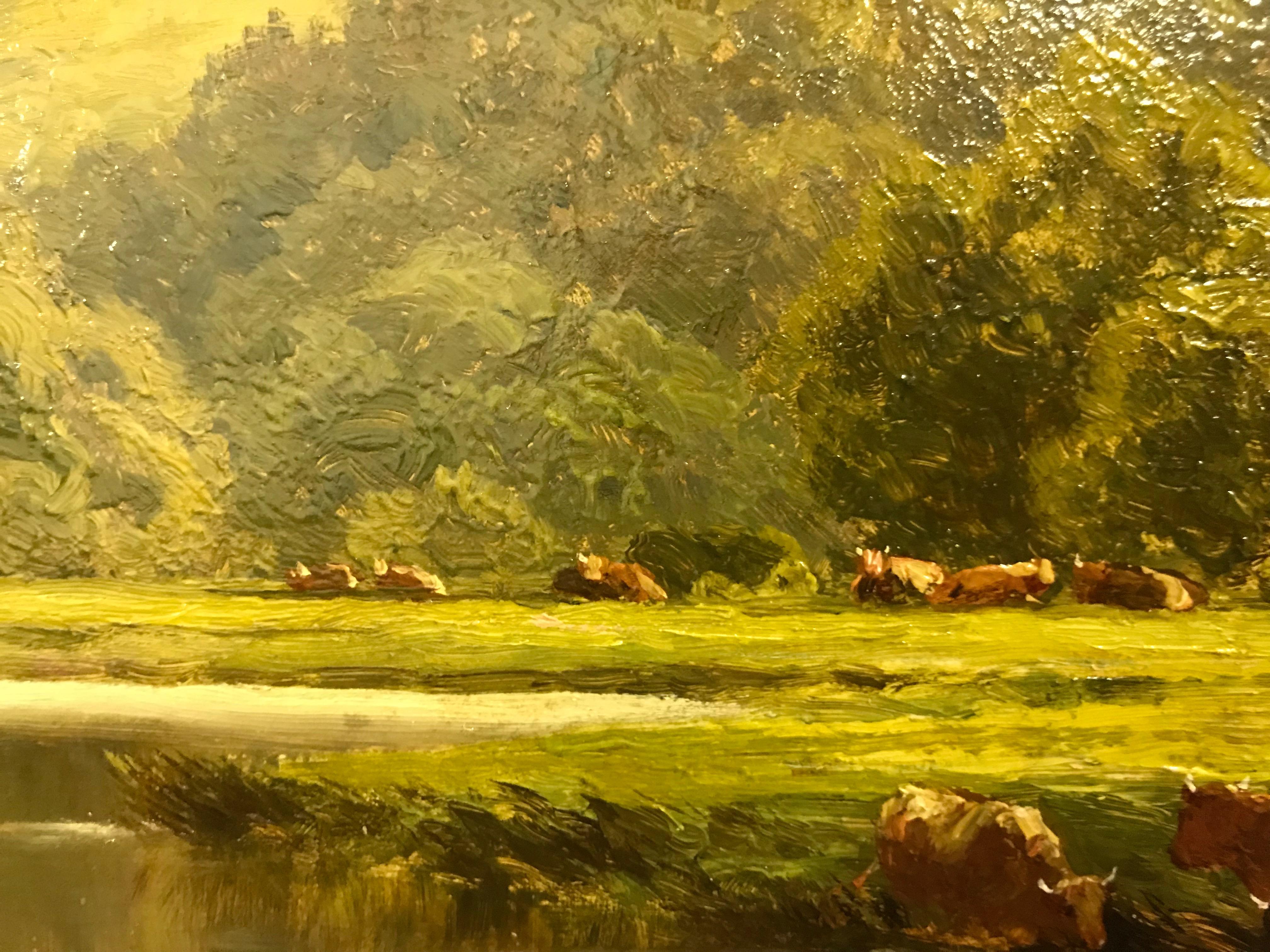 Early 20th Century 'The Avon' Ringwood, Hampshire by Henry H. Parker '1858-1930'