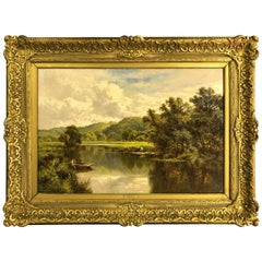 'The Avon' Ringwood, Hampshire by Henry H. Parker '1858-1930'