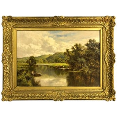 Antique 'The Avon' Ringwood, Hampshire by Henry H. Parker '1858-1930'