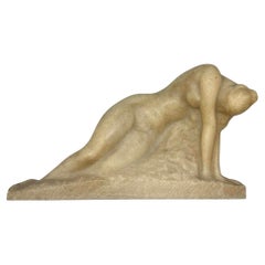 "The Awakening" Stone Composite Female Statue by Vincent Glinsky