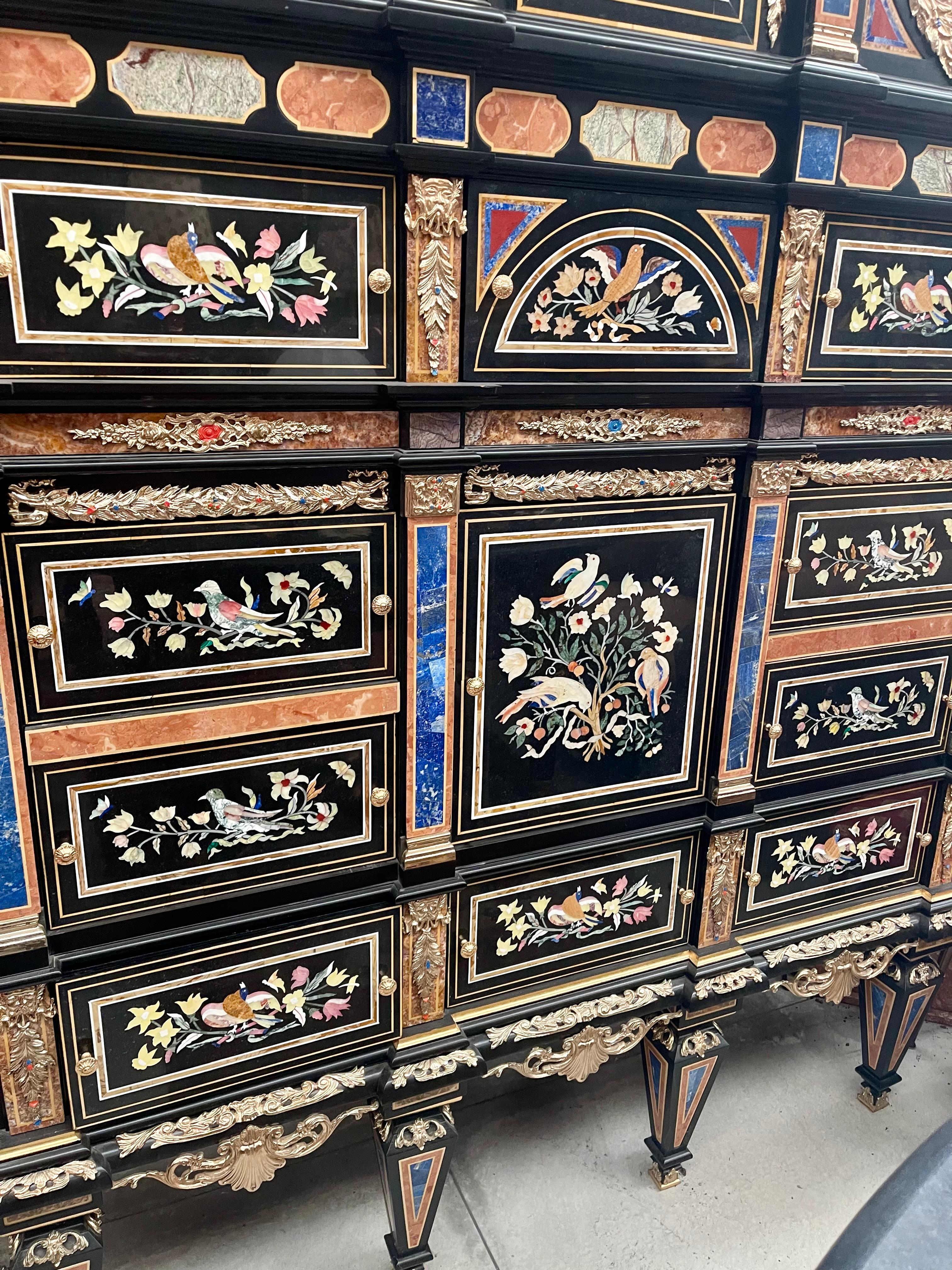 The Badminton Cabinet - Reproduction of the original 1950 Italy For Sale 1