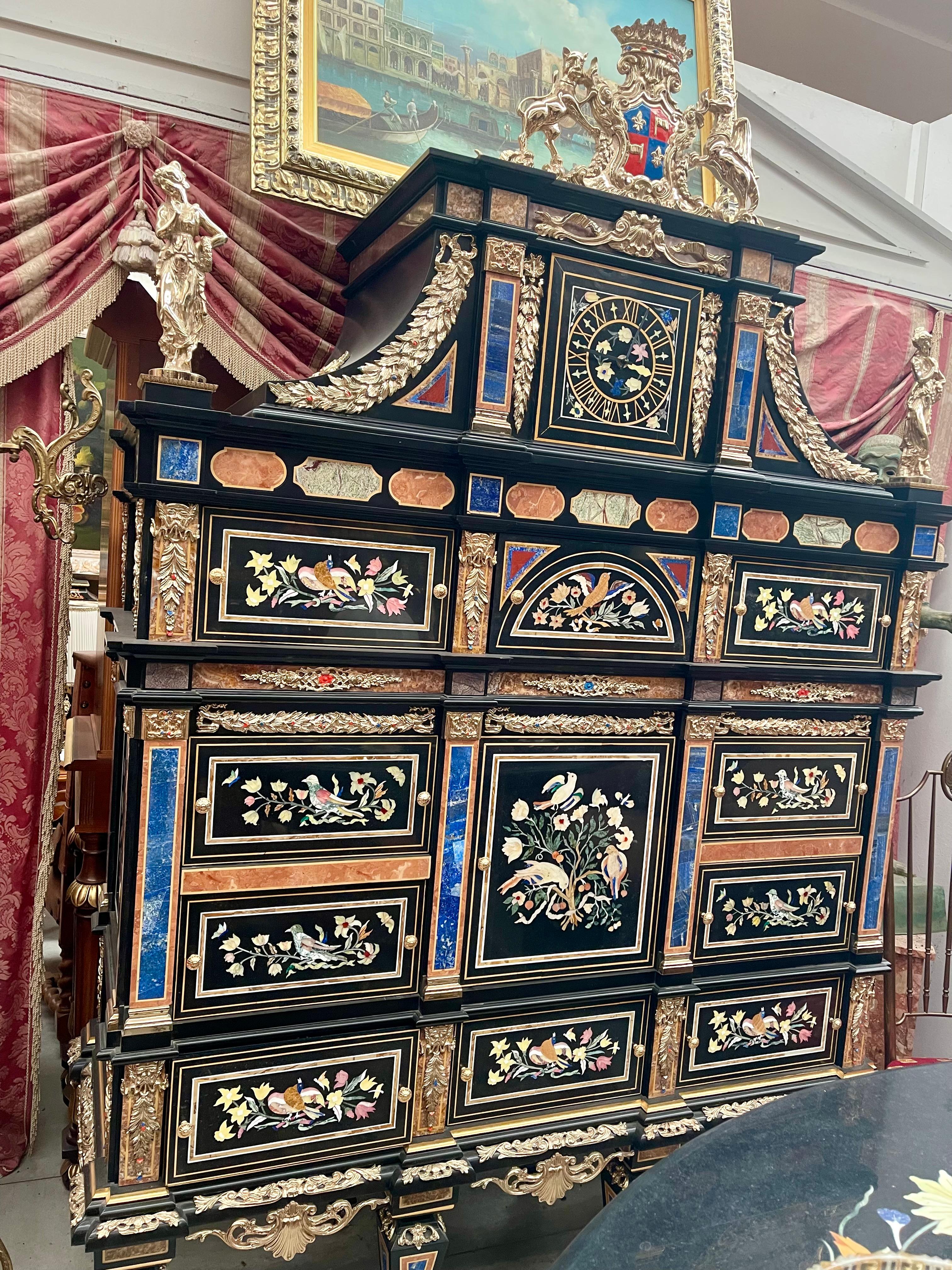 The Badminton Cabinet - Reproduction of the original 1950 Italy For Sale 2