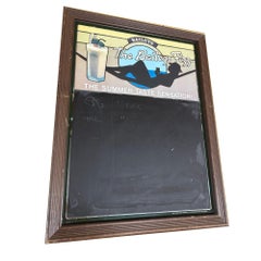 The Bailey's Fizz Female Silhouette in Hammock Chalkboard Bar Sign