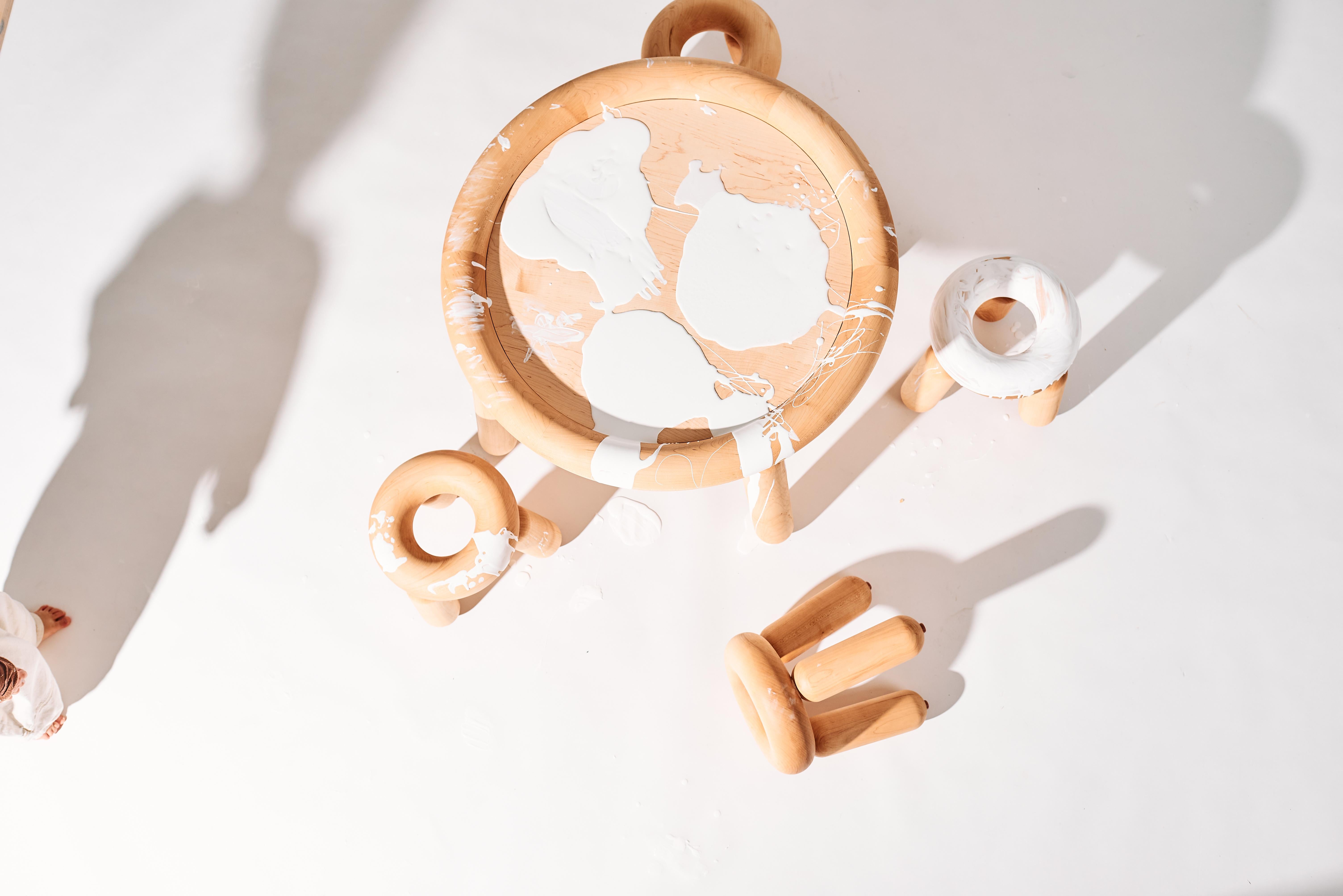 Collection de tabourets Balloon - Tabourets en érable massif - Petite taille en vente 2