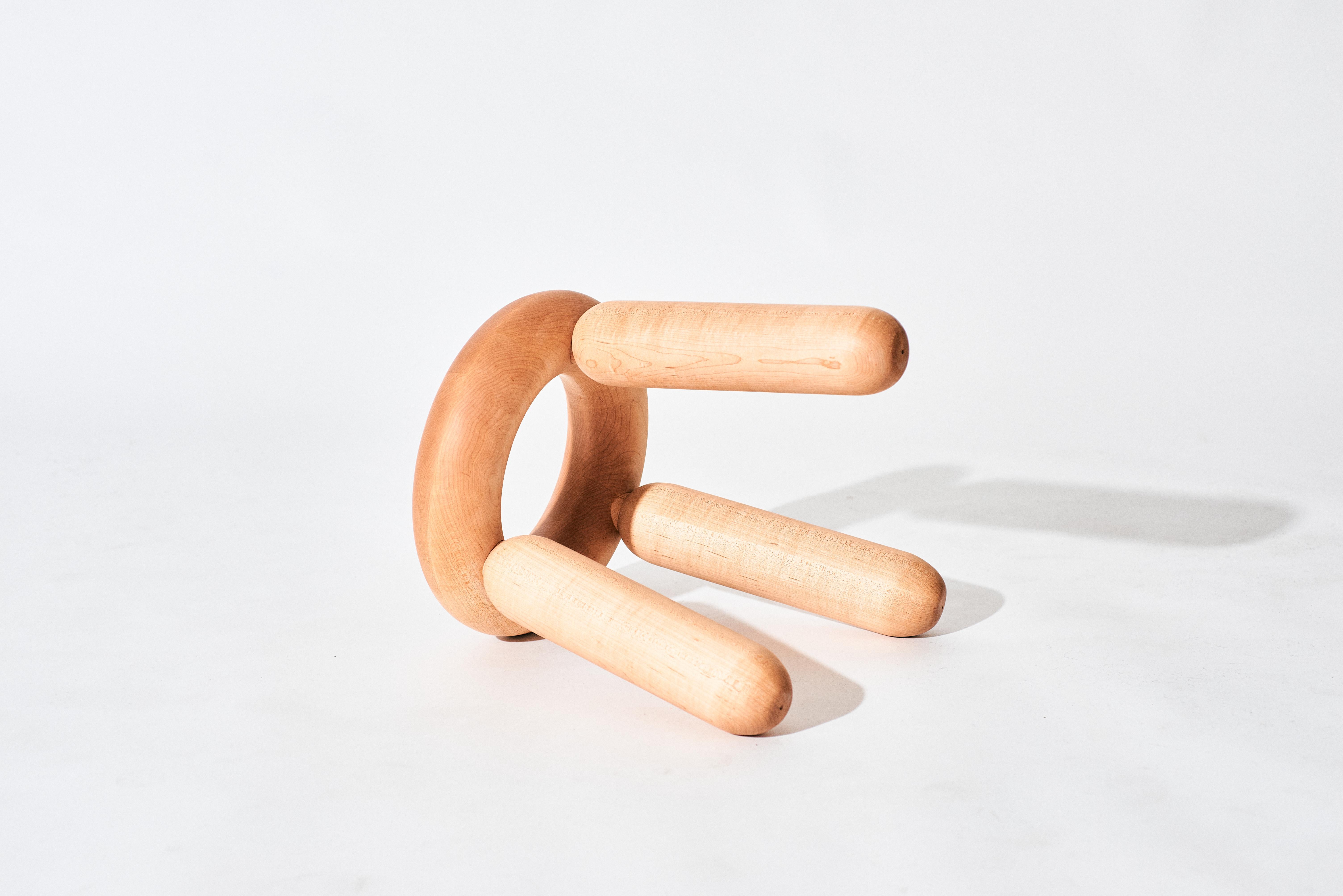 The Balloon Collection is a seating and table design for kids and adults alike. The soft curves of the seat and legs invite easy grabs and playful interaction. These stools are meant as quick seating objects you can keep at your front door to remove
