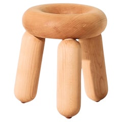 The Ballonhocker Kollektion - Hocker aus massivem Ahornholz - Kleine Größe