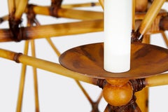 Bamboo Folly Chandelier by David Duncan