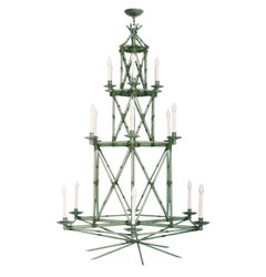 The Bamboo Folly Chandelier by David Duncan Studio