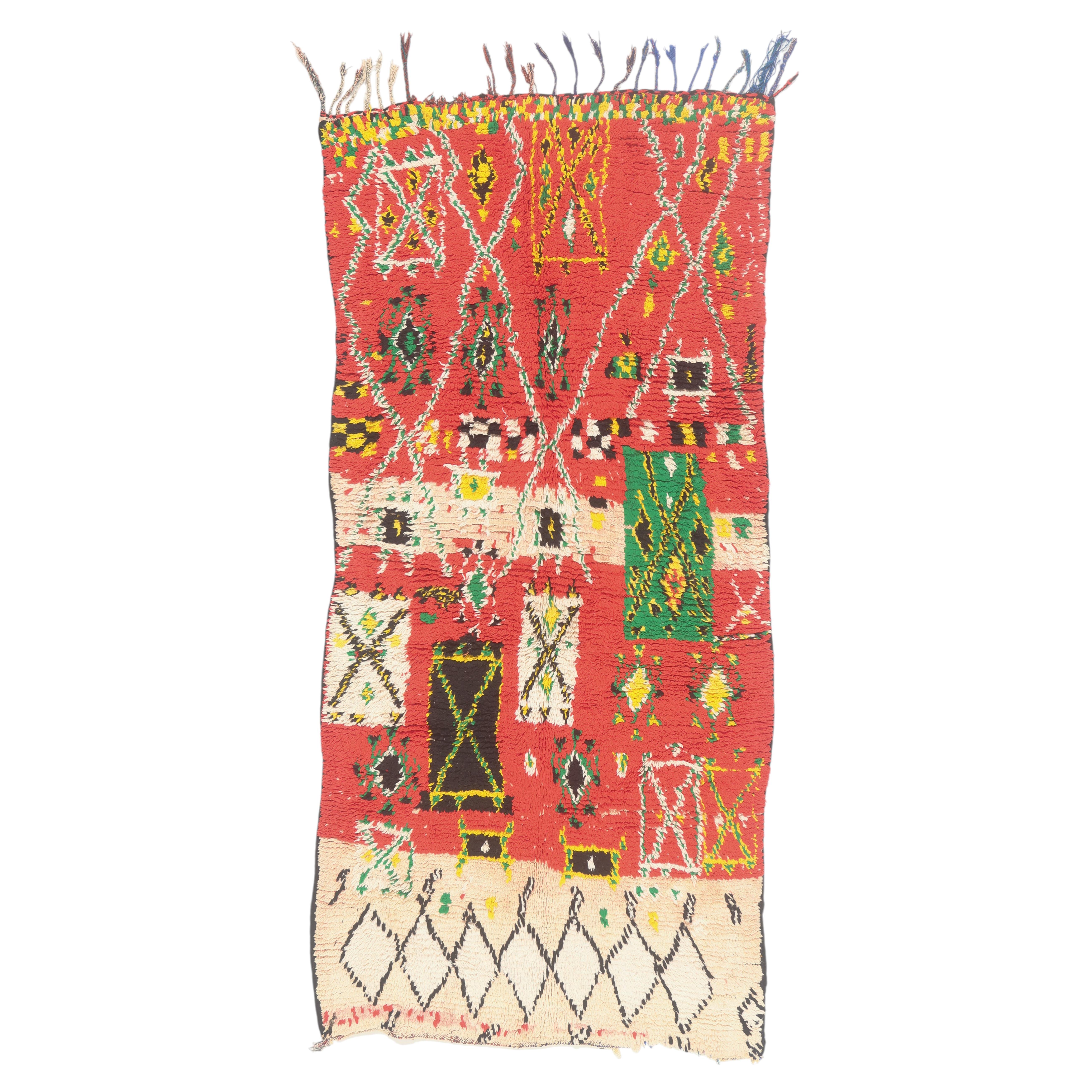The Baraka Covenant: A Vintage Boujad Moroccan Masterpiece of Sacred Lineage For Sale