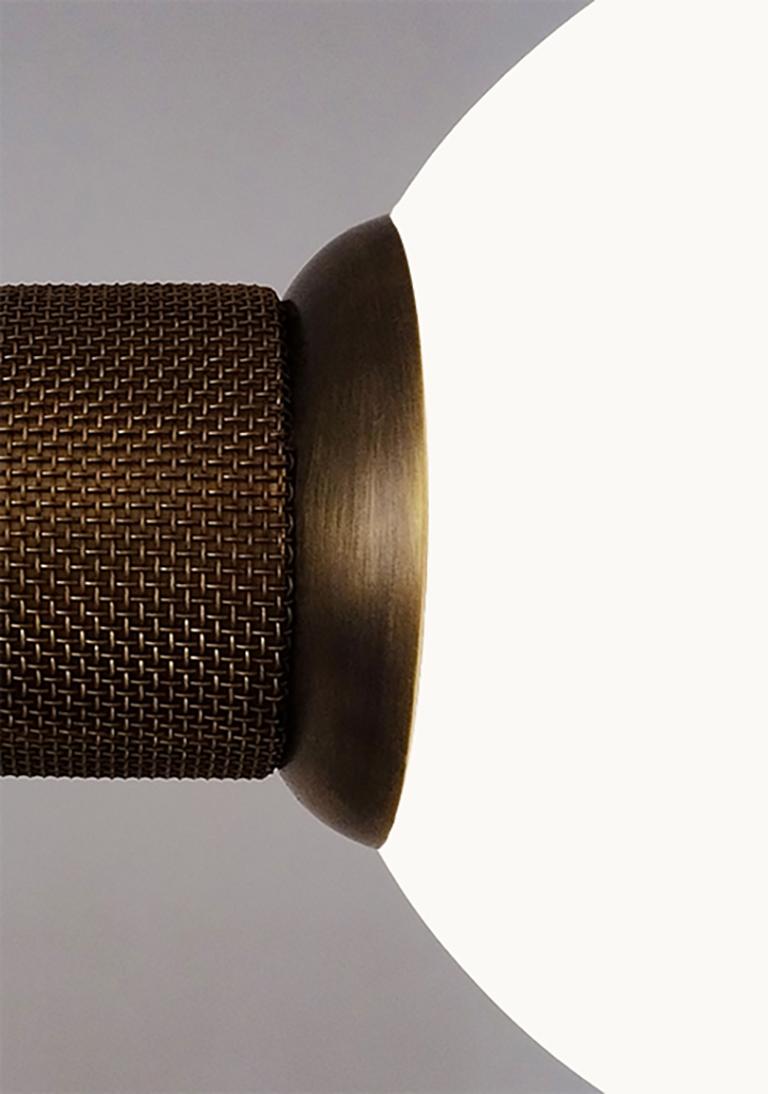 Plafonnier Barbell en laiton massif de Candas Design Neuf - En vente à REDA, 22