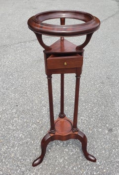 The Barley Collection Hancrafted Mahogany Wash Stand Shaving / Plant Ptand