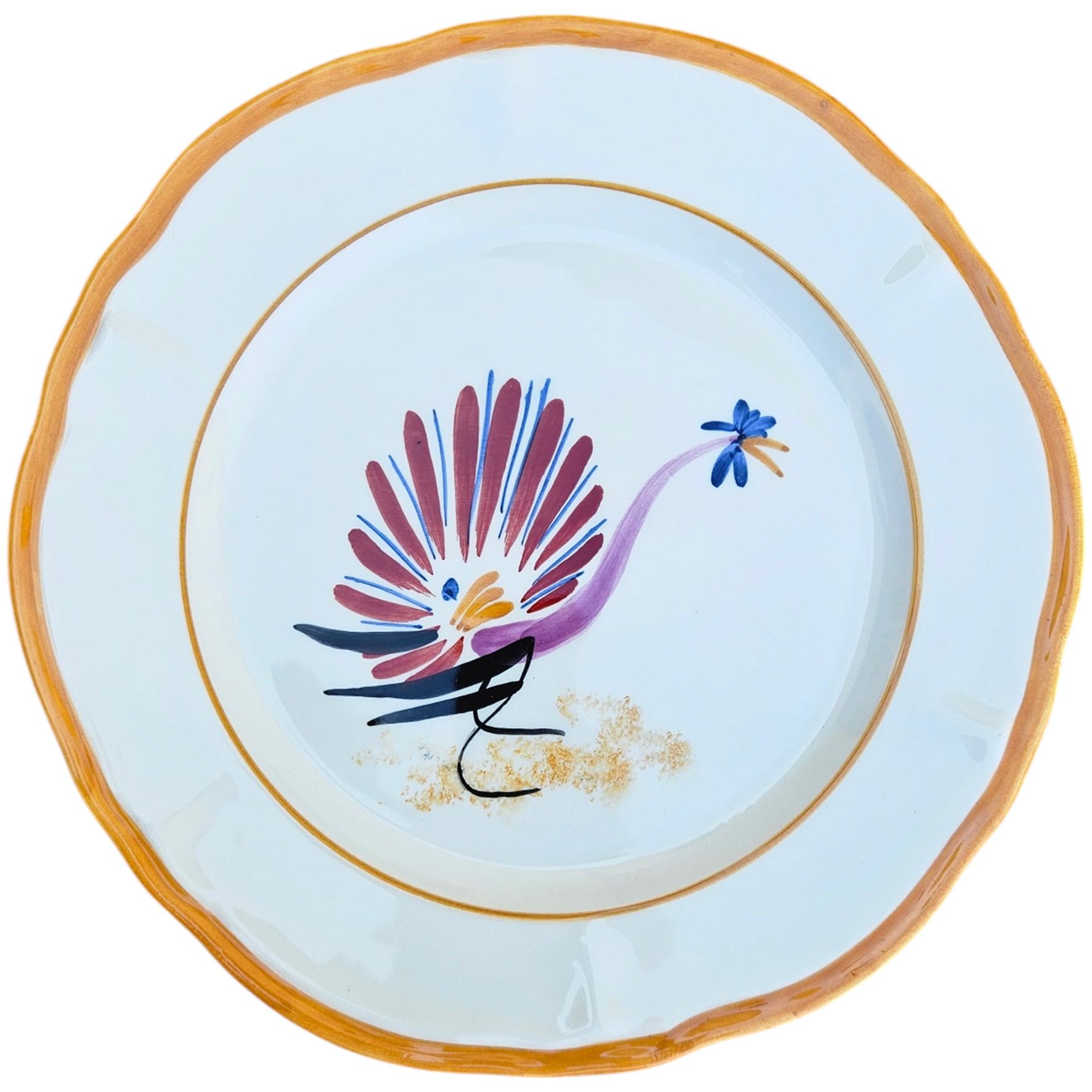 Piatto da insalata in ceramica dipinto a mano The Barn - Set di 4 pezzi In condizioni Nuovo in vendita a ROCCAVIVARA CB, IT