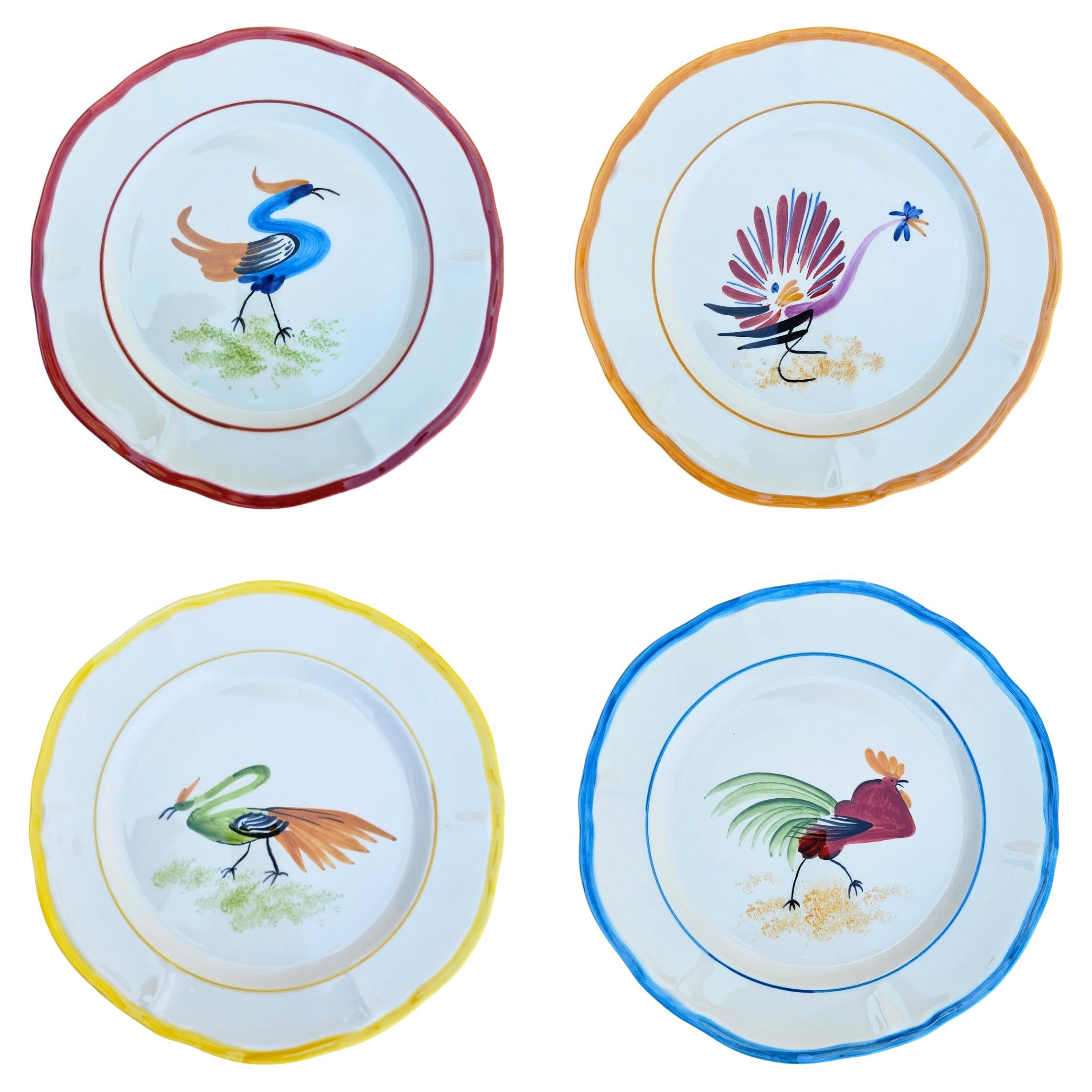 Piatto da insalata in ceramica dipinto a mano The Barn - Set di 4 pezzi