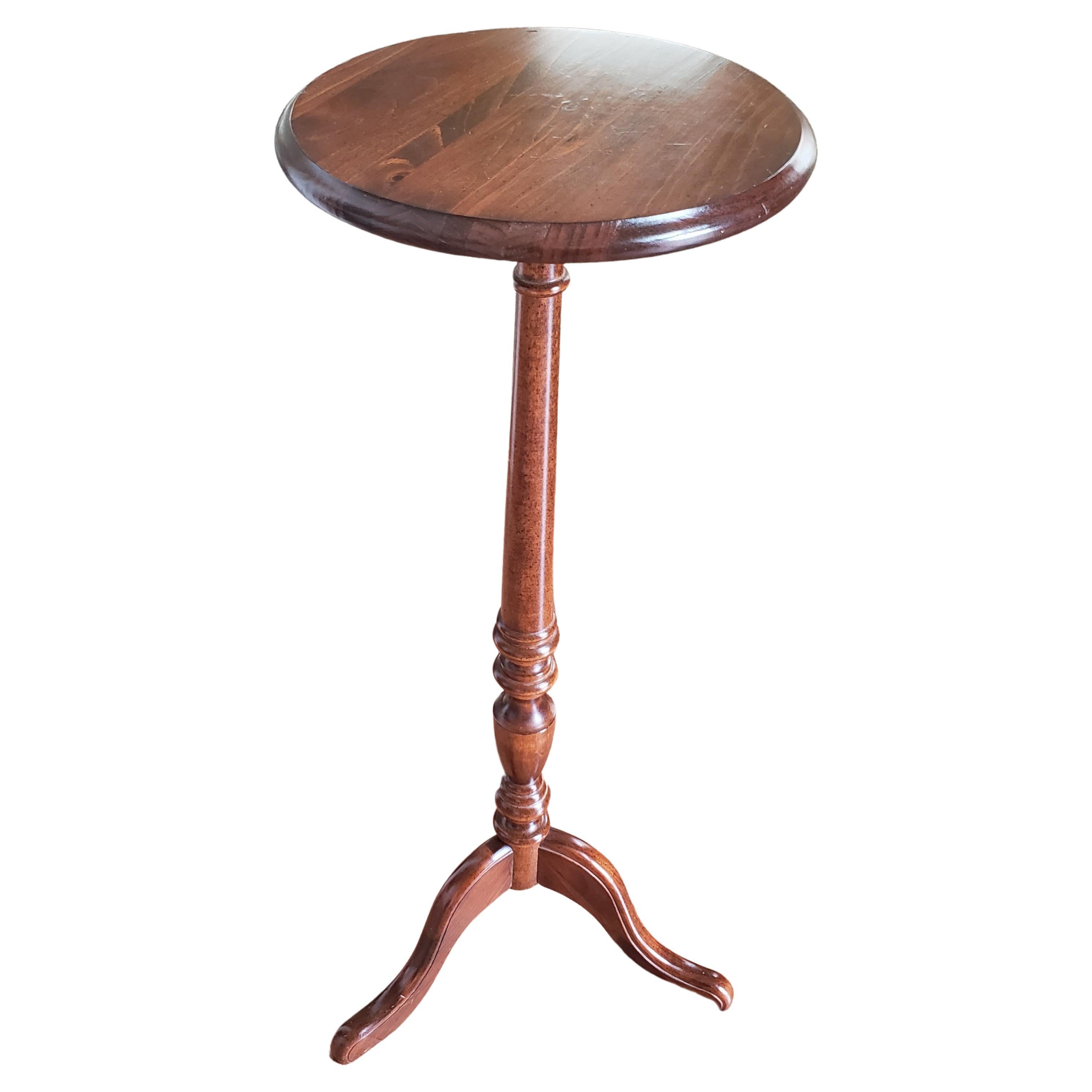 The Bartley Collection Tripod Mahogany Plant Stand For Sale