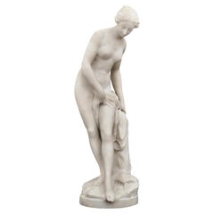 The Bather Marble Statue After Etienne-Maurice Falconet (1716 - 1791)