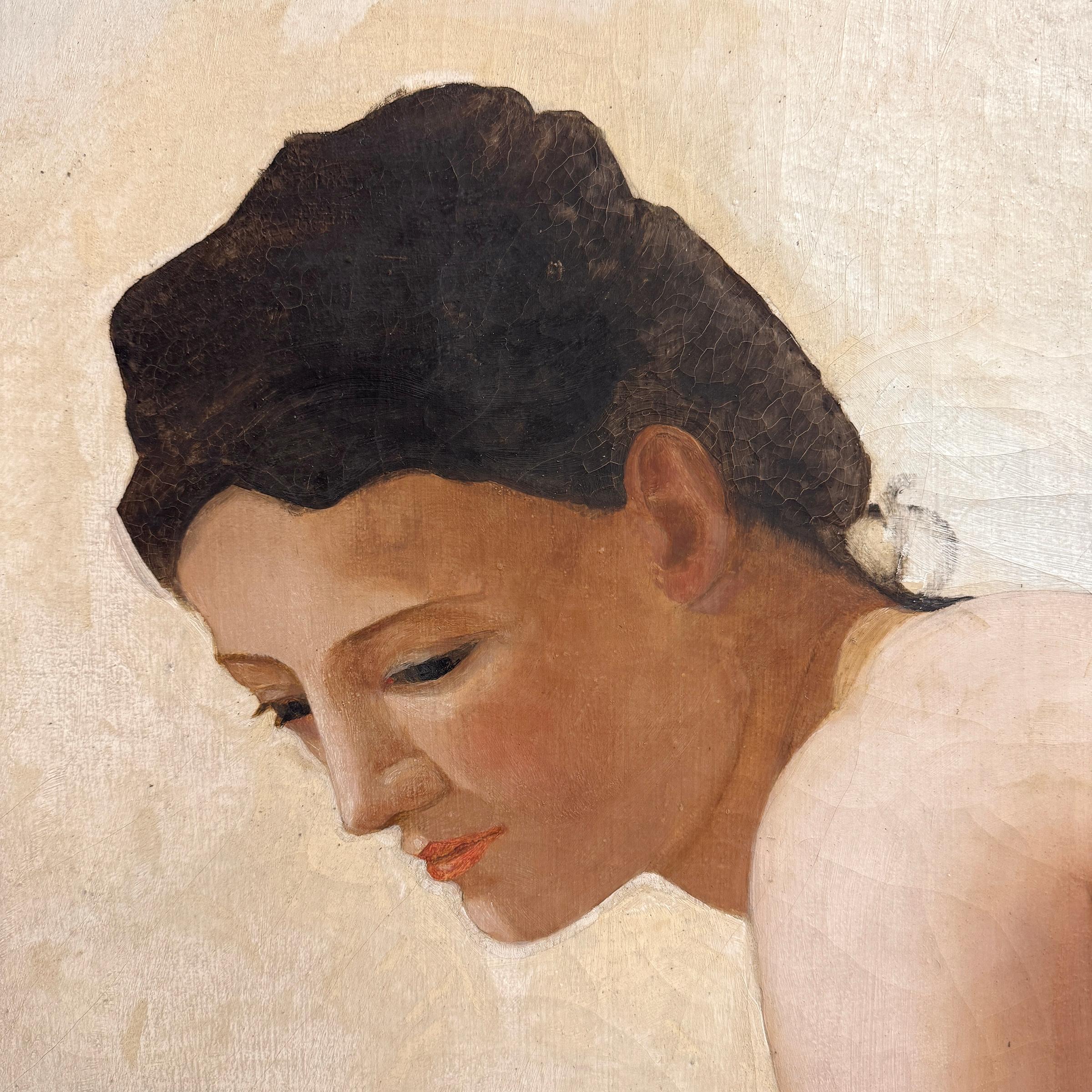 Die Badenden von Eric John Youngquist, ca. 1920er Jahre (Art déco) im Angebot