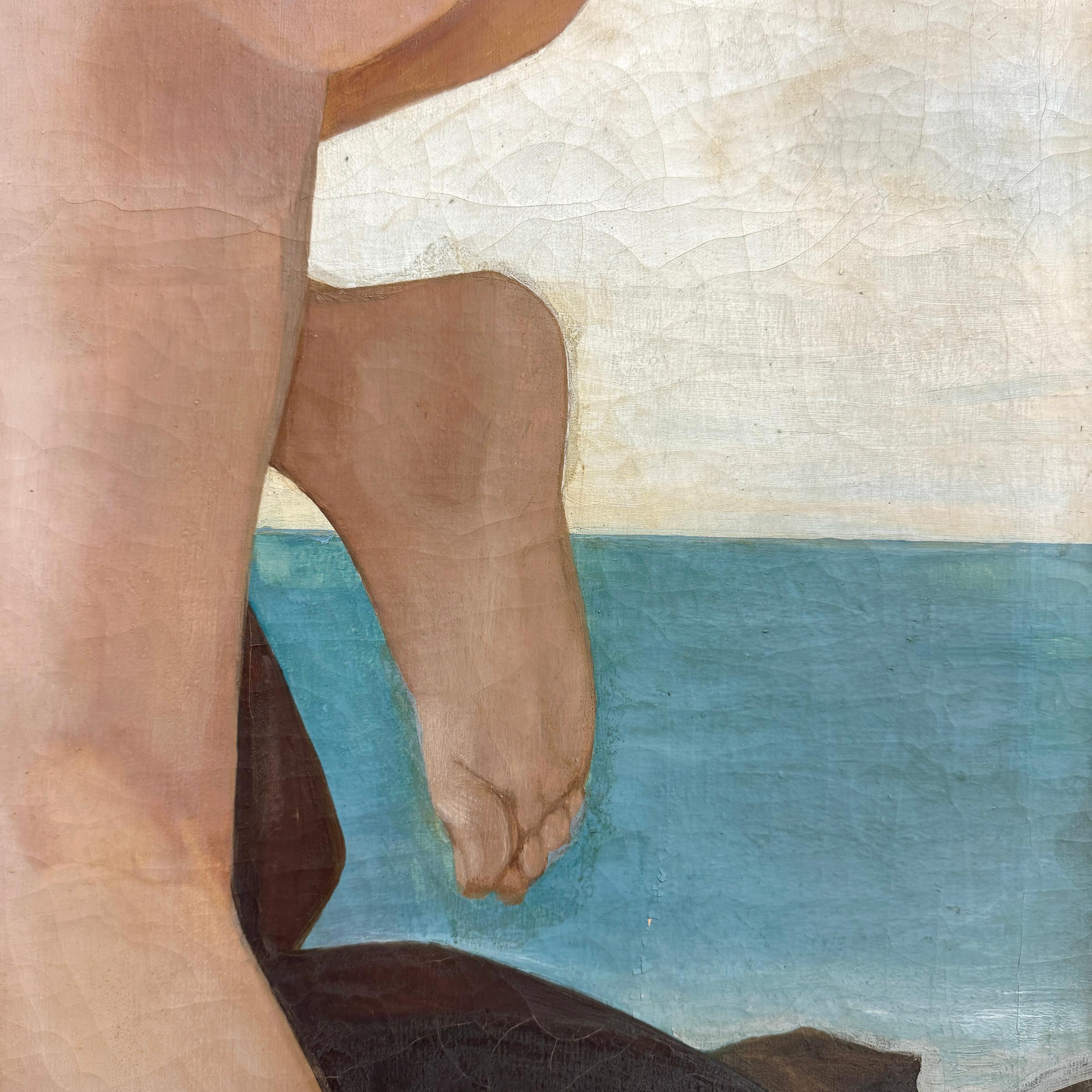 Die Badenden von Eric John Youngquist, ca. 1920er Jahre (Leinwand) im Angebot