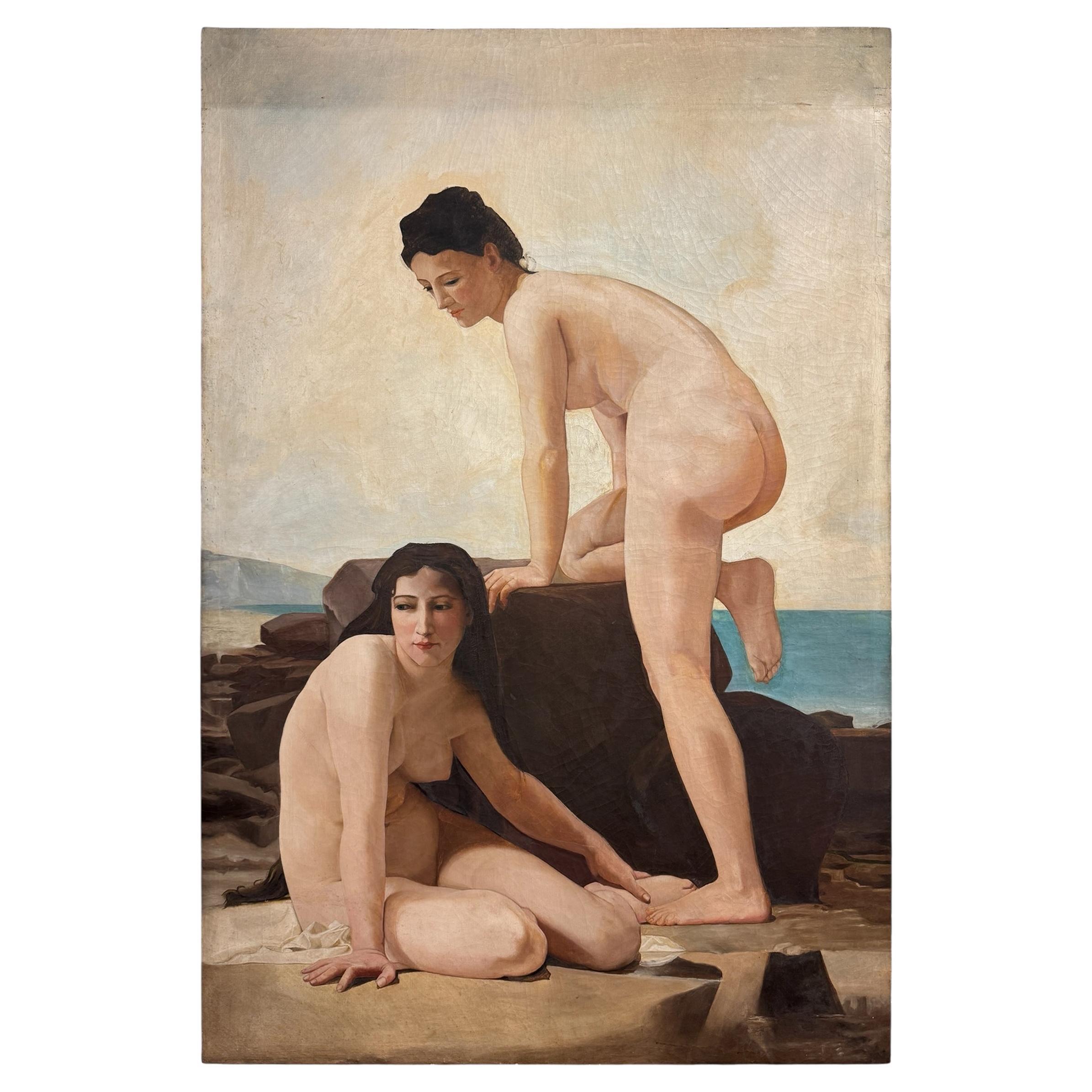 Die Badenden von Eric John Youngquist, ca. 1920er Jahre im Angebot